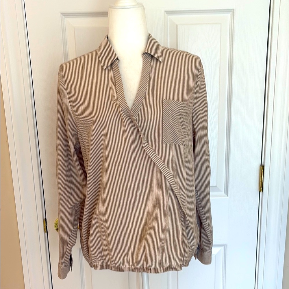 J.Jill Striped Blouse